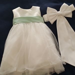 18m David's Bridal Flower Girl Dress